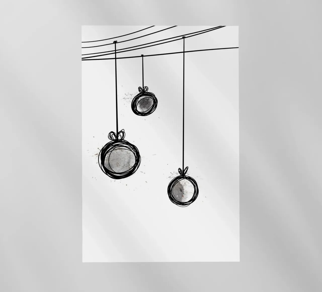 Weihnachtskugeln pellicola backlit da Christmas with Froilein Juno