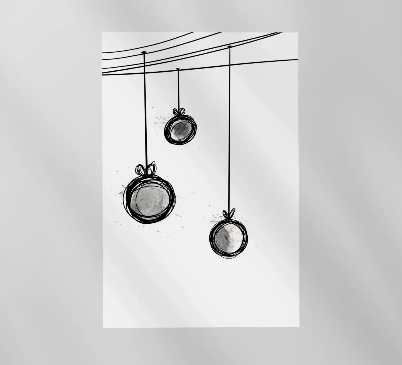 Weihnachtskugeln pellicola backlit da Christmas with Froilein Juno