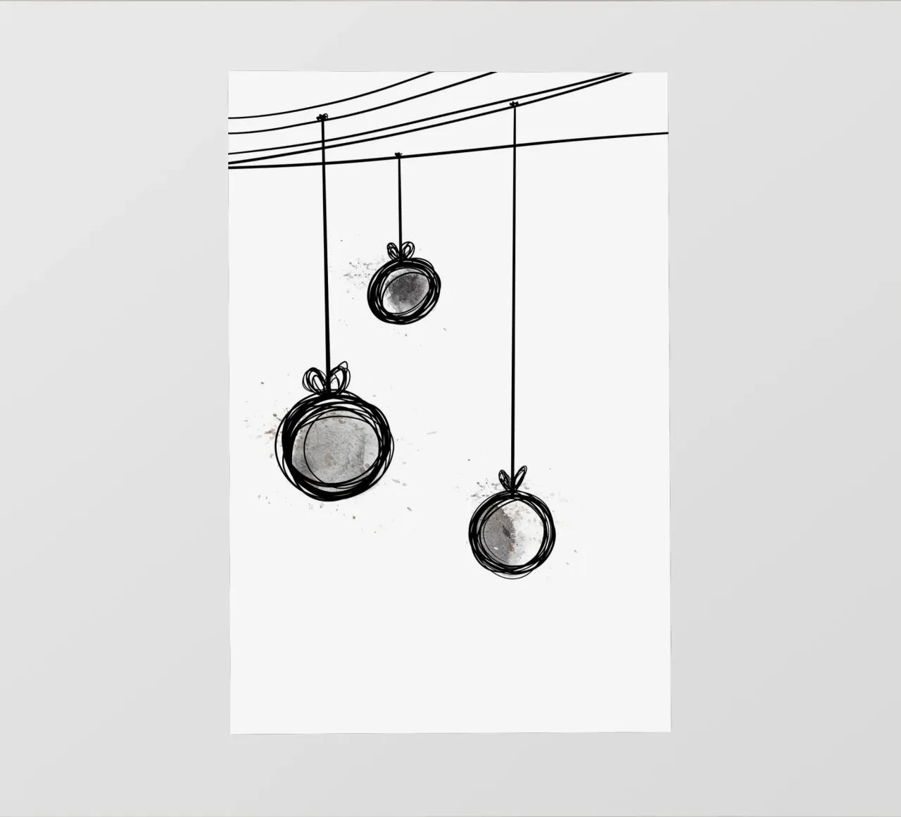 Weihnachtskugeln pellicola backlit da Christmas with Froilein Juno