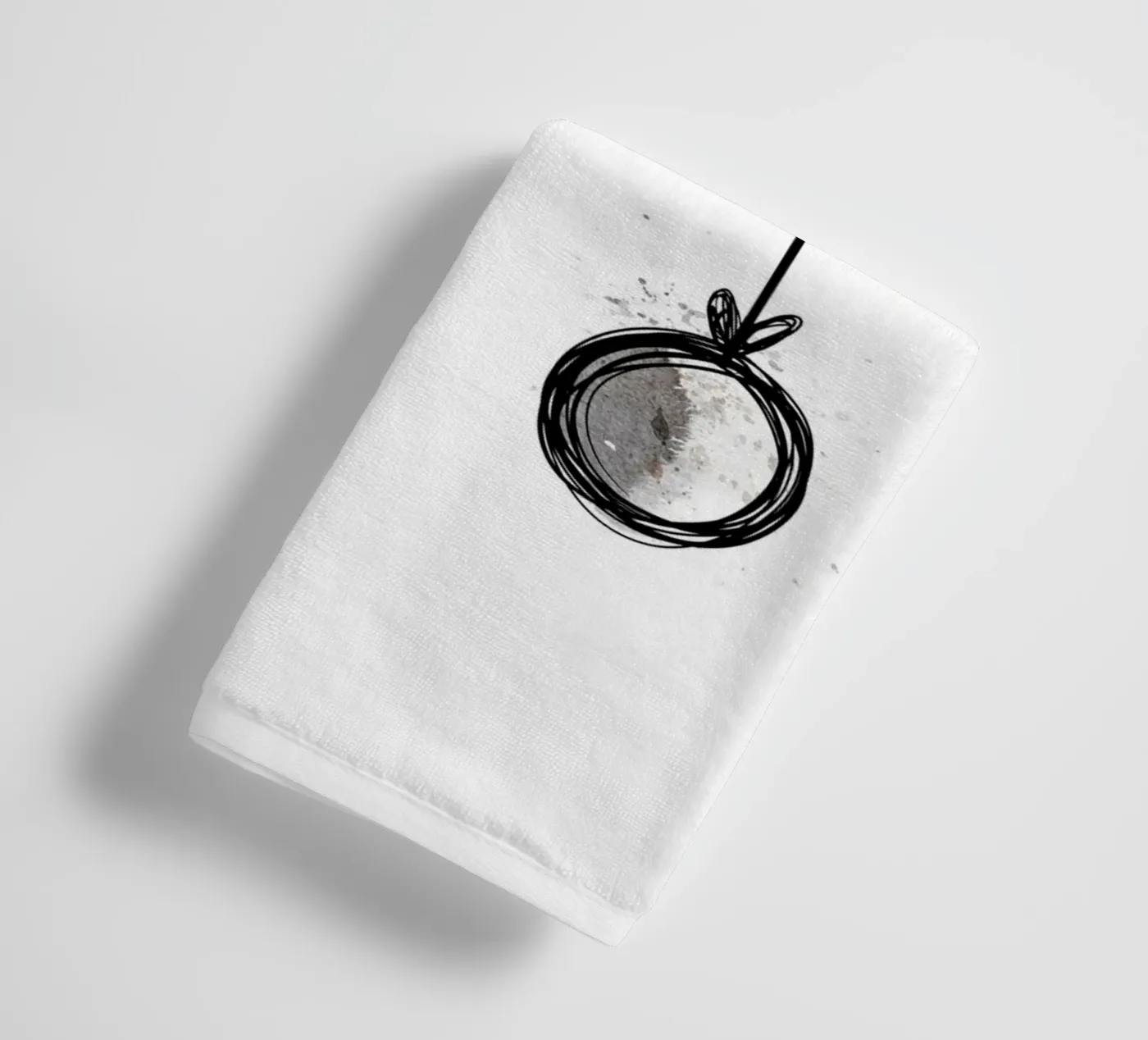 Weihnachtskugeln towel by Christmas with Froilein Juno