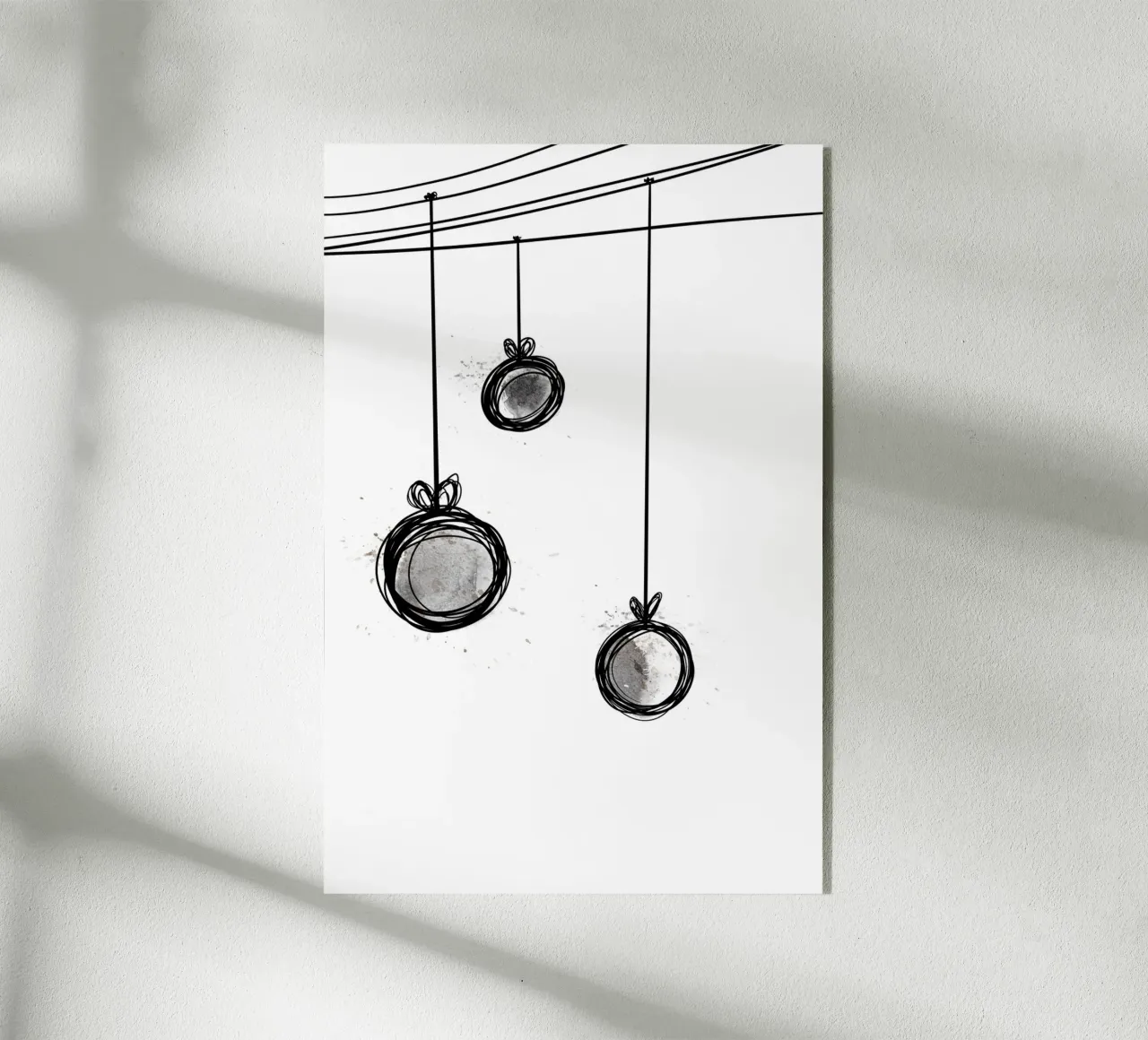 Weihnachtskugeln Acryl-Glas von Christmas with Froilein Juno