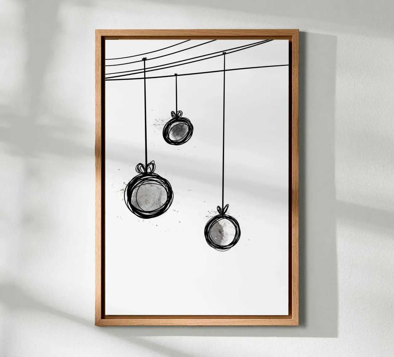 Weihnachtskugeln tela da Christmas with Froilein Juno