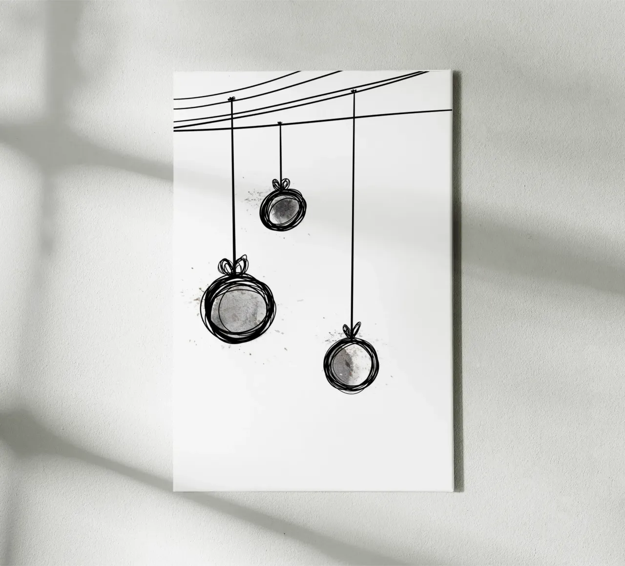 Weihnachtskugeln tela da Christmas with Froilein Juno