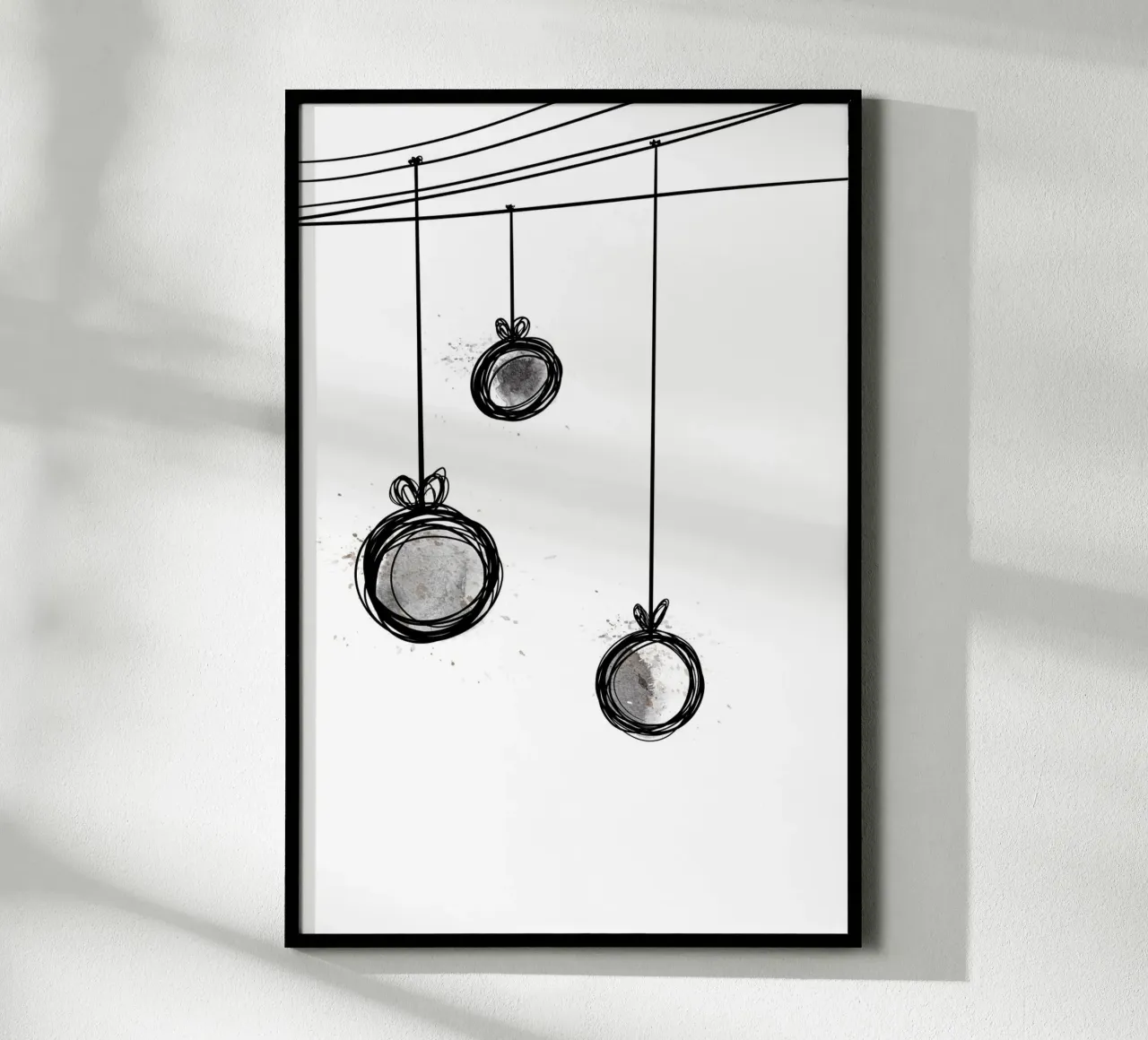 Weihnachtskugeln poster da Christmas with Froilein Juno