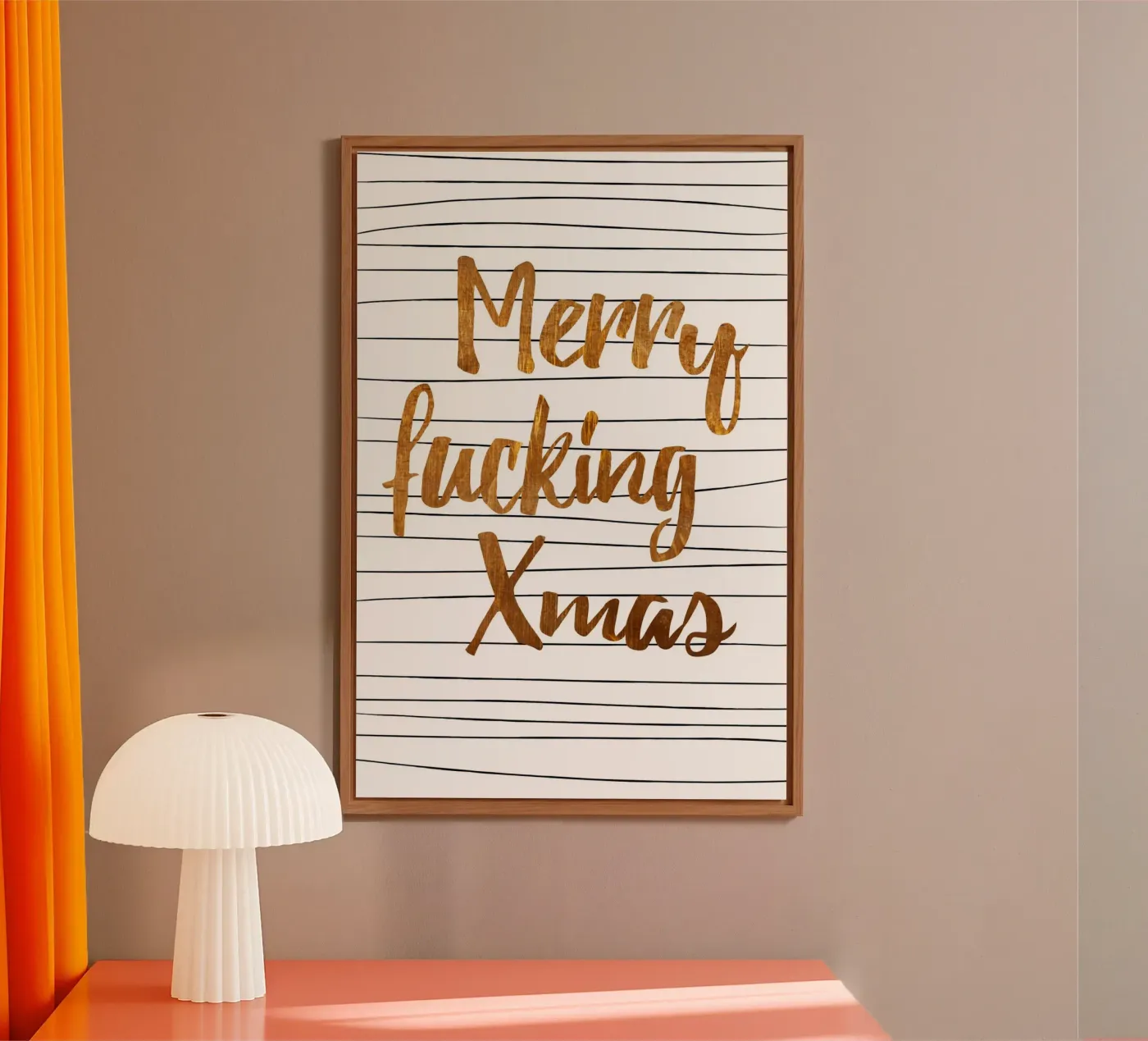Xmas alluminio dibond da Christmas with Froilein Juno