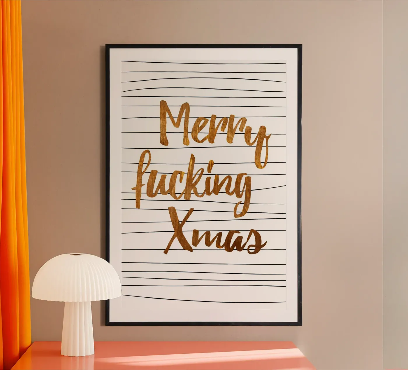 Xmas Poster von Christmas with Froilein Juno