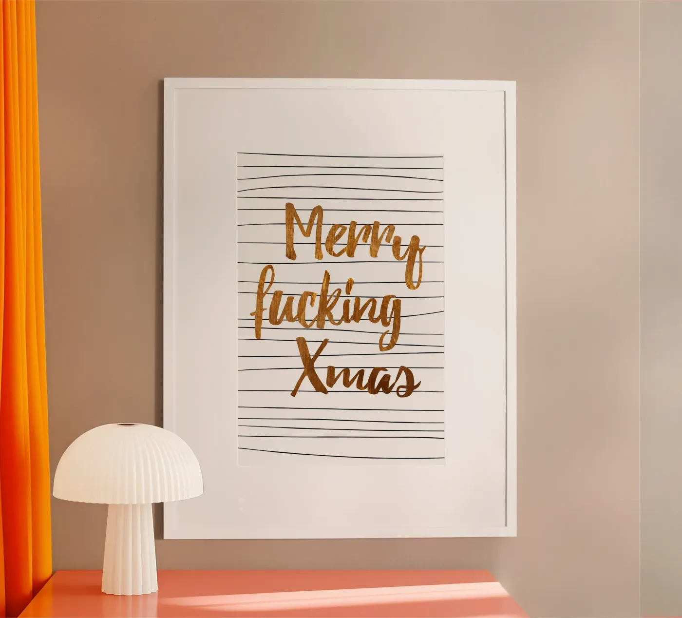 Xmas Poster von Christmas with Froilein Juno