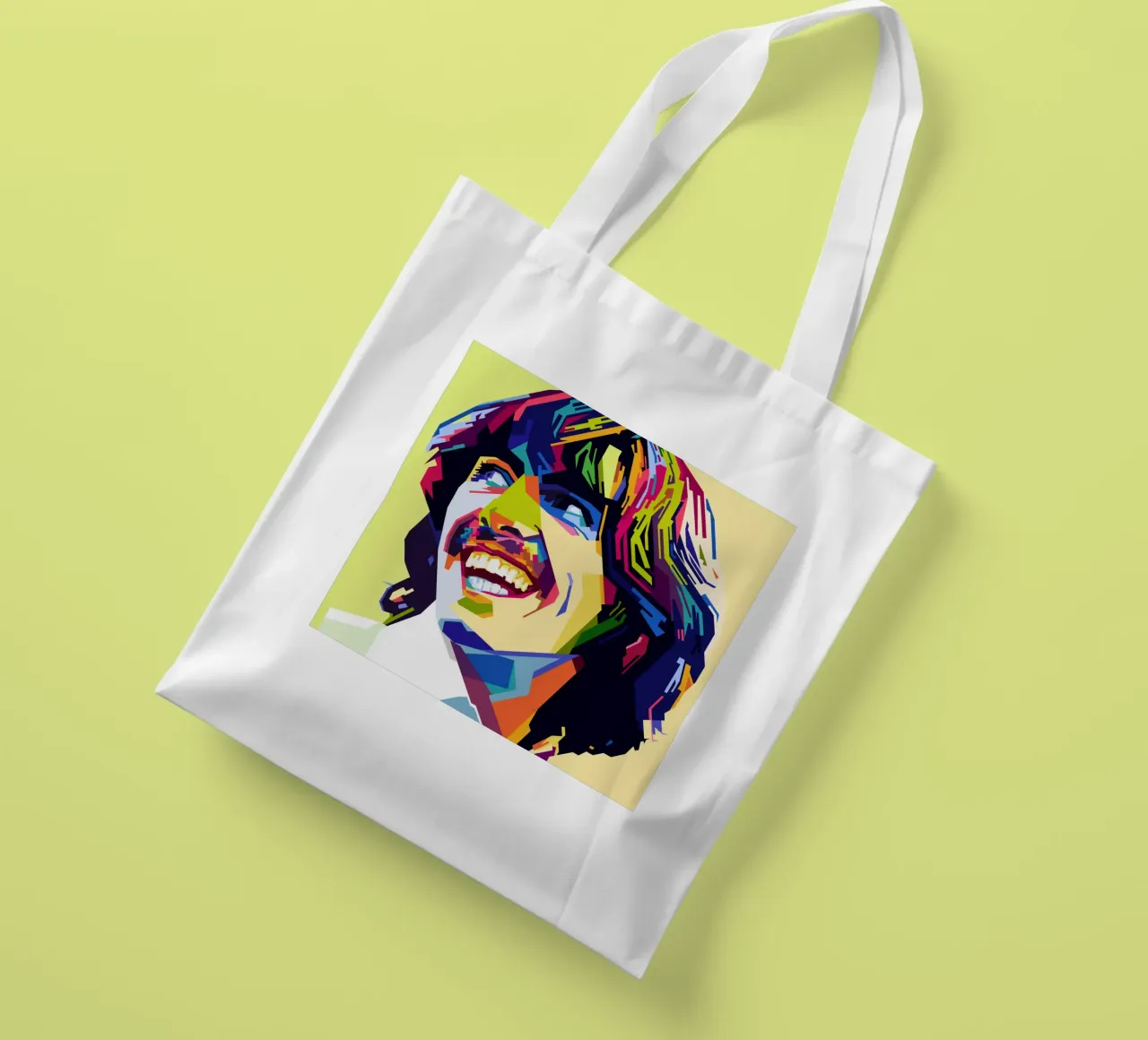 G Harrison Style WPAP borsa in juta da SW Artwork