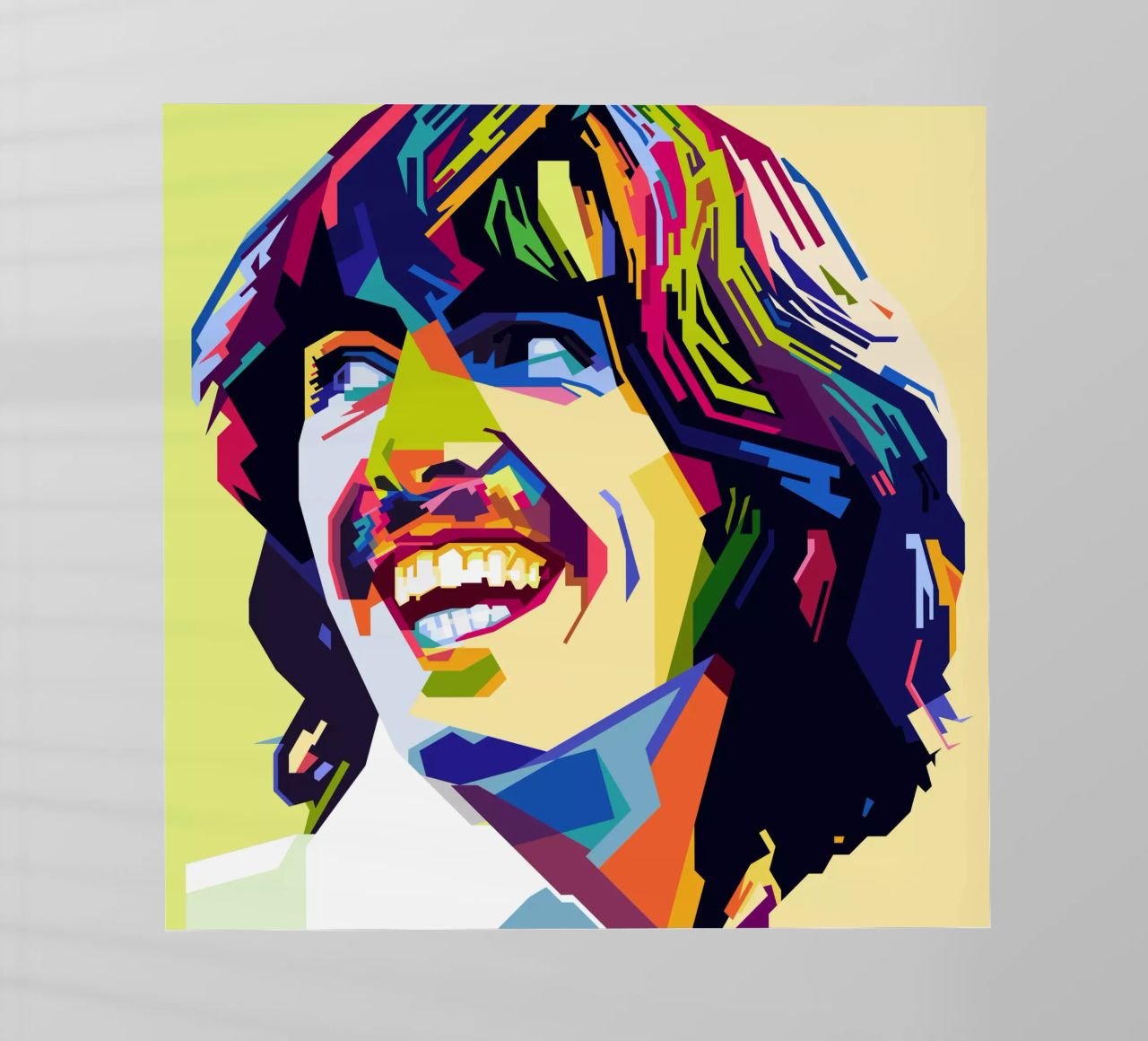 G Harrison Style WPAP pellicola backlit da SW Artwork