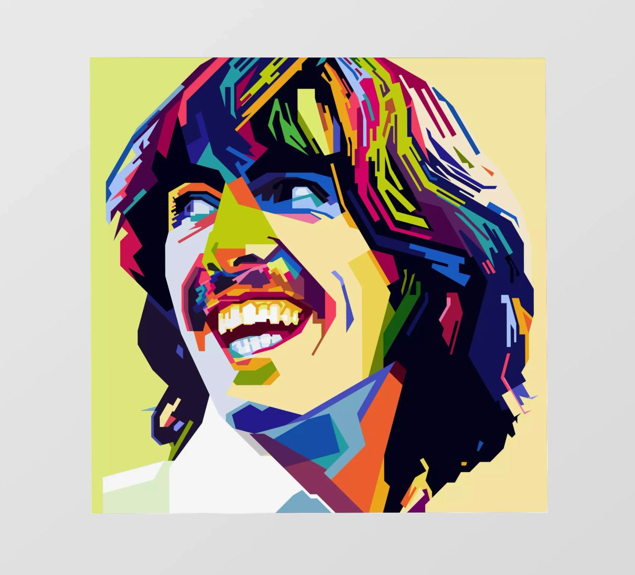 G Harrison Style WPAP pellicola backlit da SW Artwork