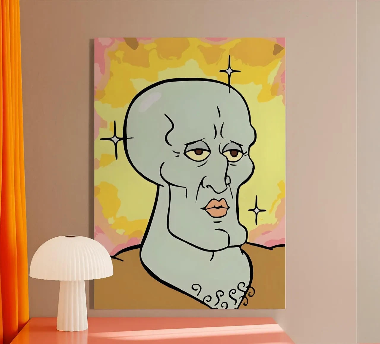 Handsome Squidward plexiglass da Funny Frame Factory