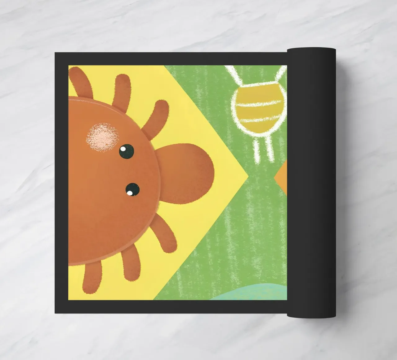 Two Crabs with Different Expressions doormat by LOYAL SHOP