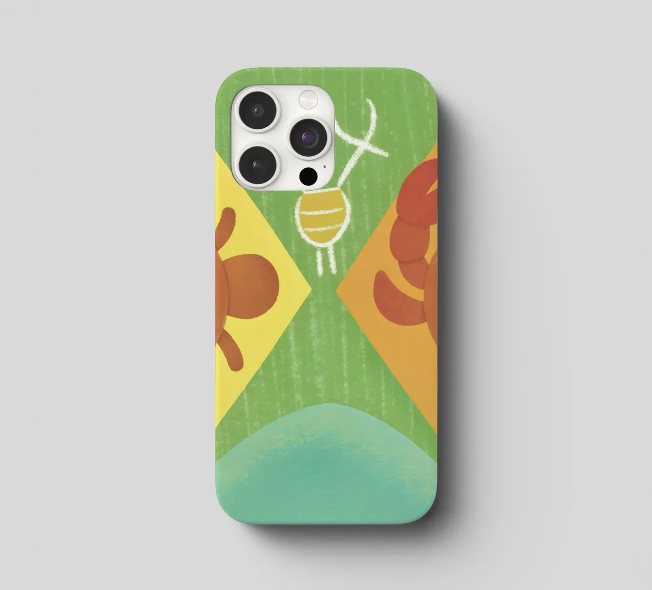 Two Crabs with Different Expressions iphone case by LOYAL SHOP