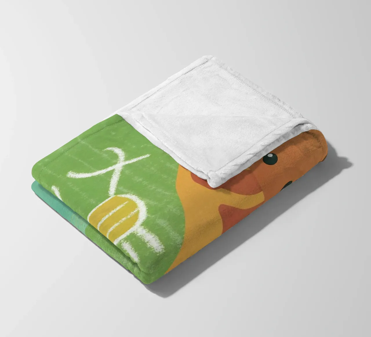 Two Crabs with Different Expressions fleece blanket by LOYAL SHOP