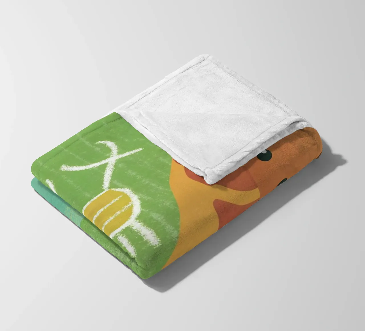 Two Crabs with Different Expressions fleece blanket by LOYAL SHOP