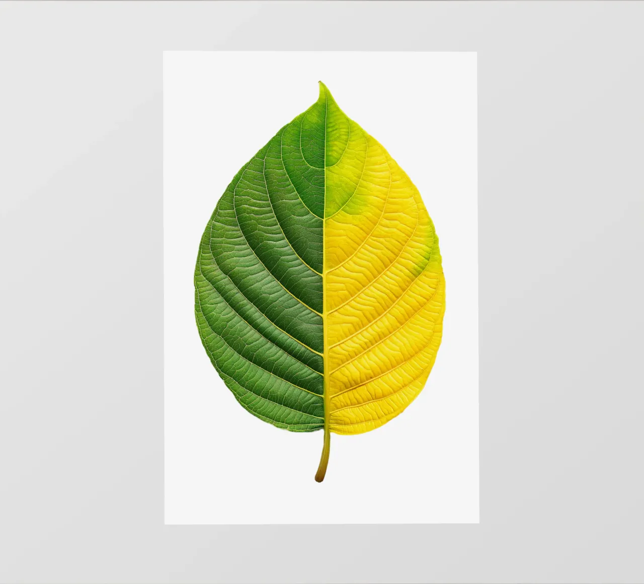 The double half of a leaf photo wallpaper by M-Ulrich-Digital Art