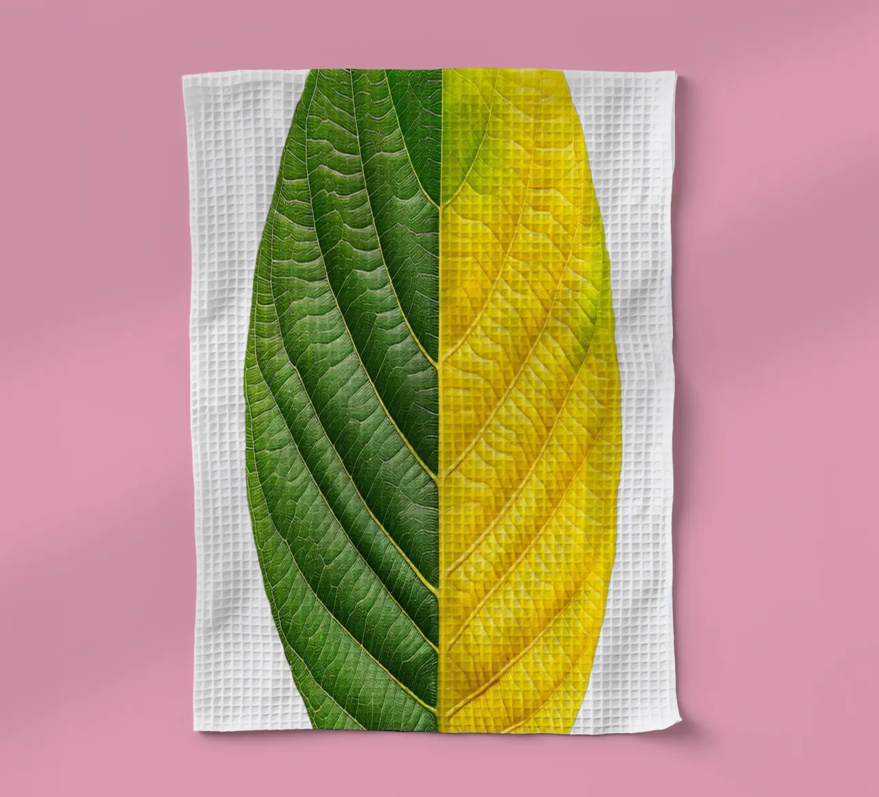 La doppia metà di una foglia canovaccio da cucina da M-Ulrich-Digital Art