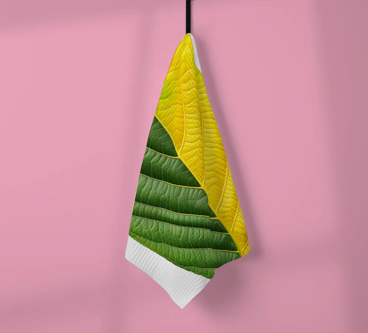 La doppia metà di una foglia canovaccio da cucina da M-Ulrich-Digital Art