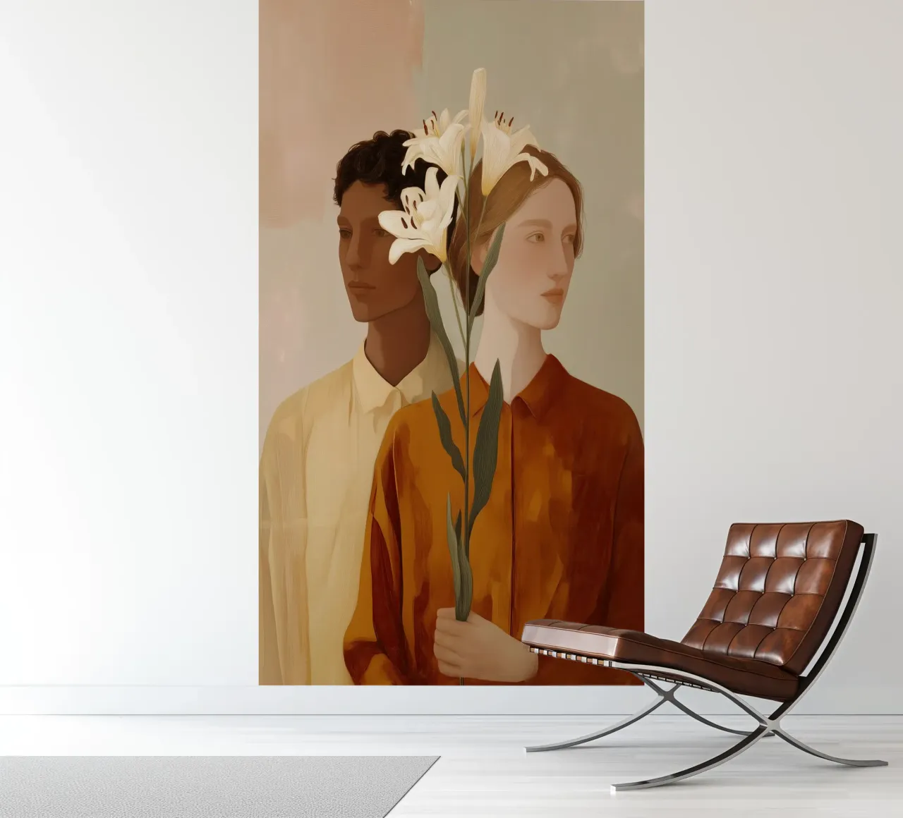 Between Us fotobehang van Amelie Rose