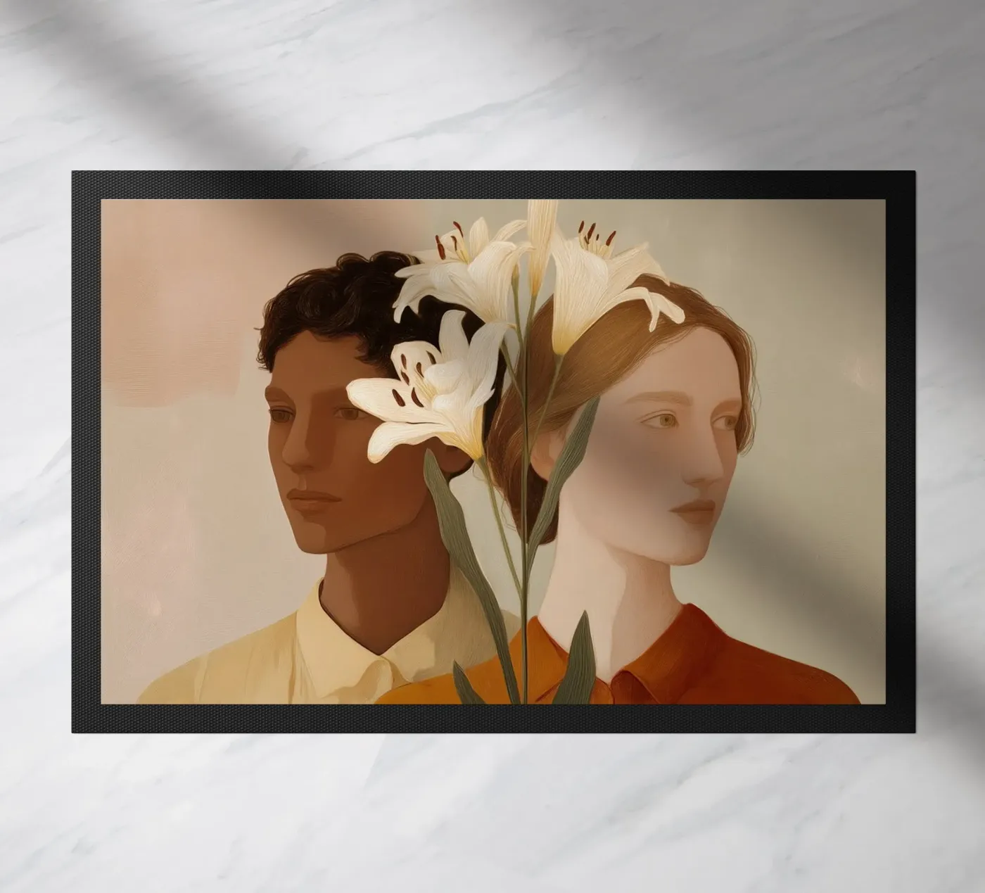 Between Us paillasson de Amelie Rose