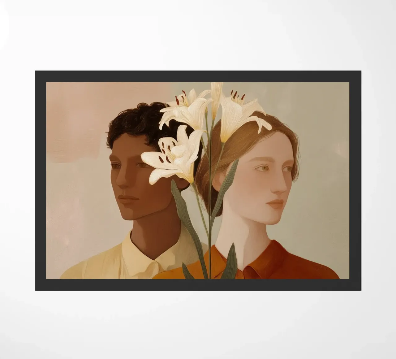 Between Us deurmat van Amelie Rose