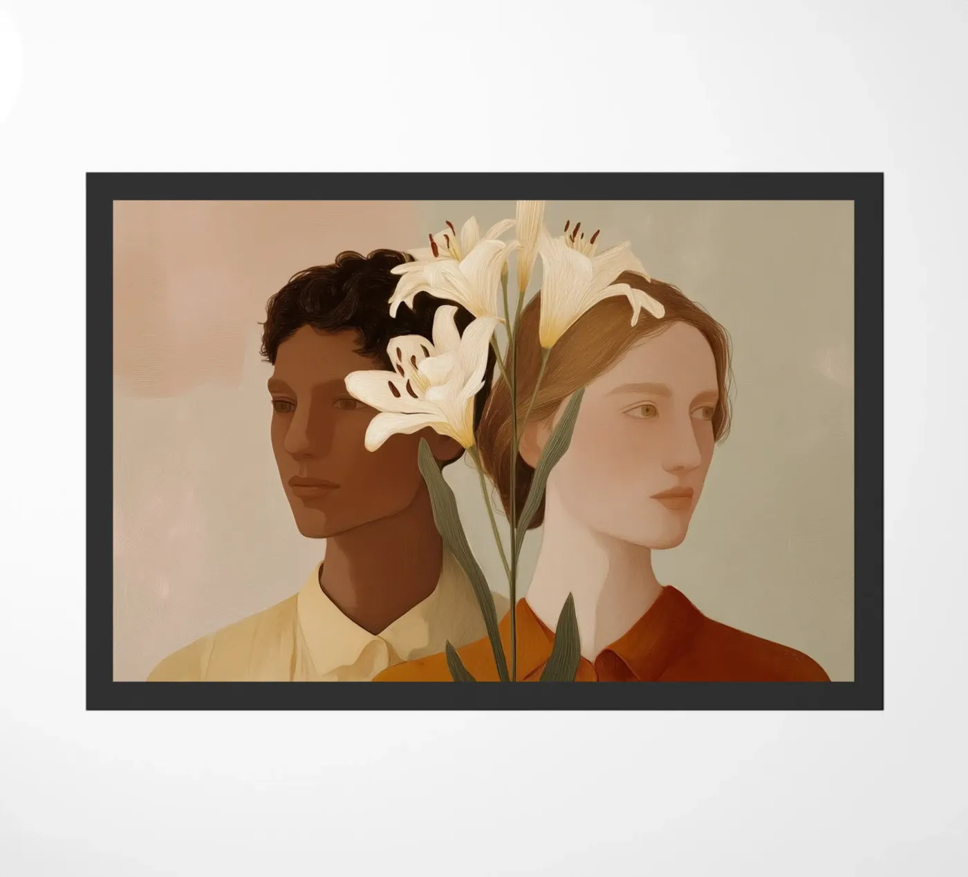 Between Us paillasson de Amelie Rose