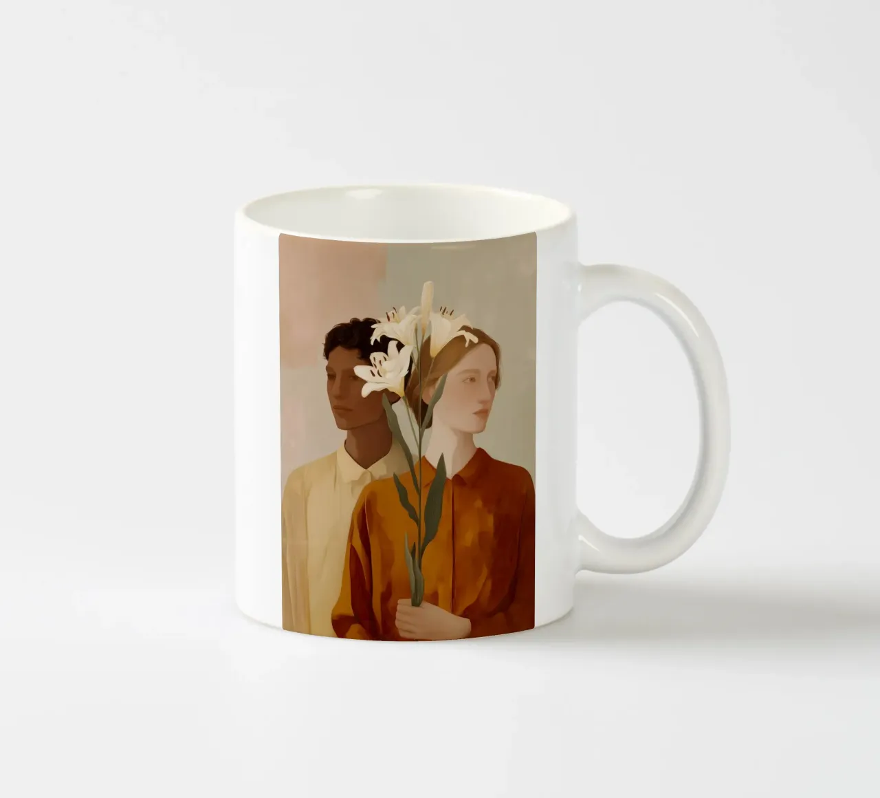 Between Us ceramic mug by Amelie Rose