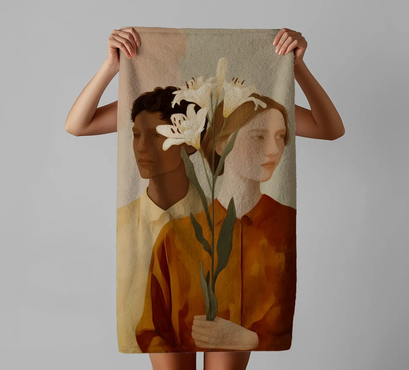 Between Us towel by Amelie Rose