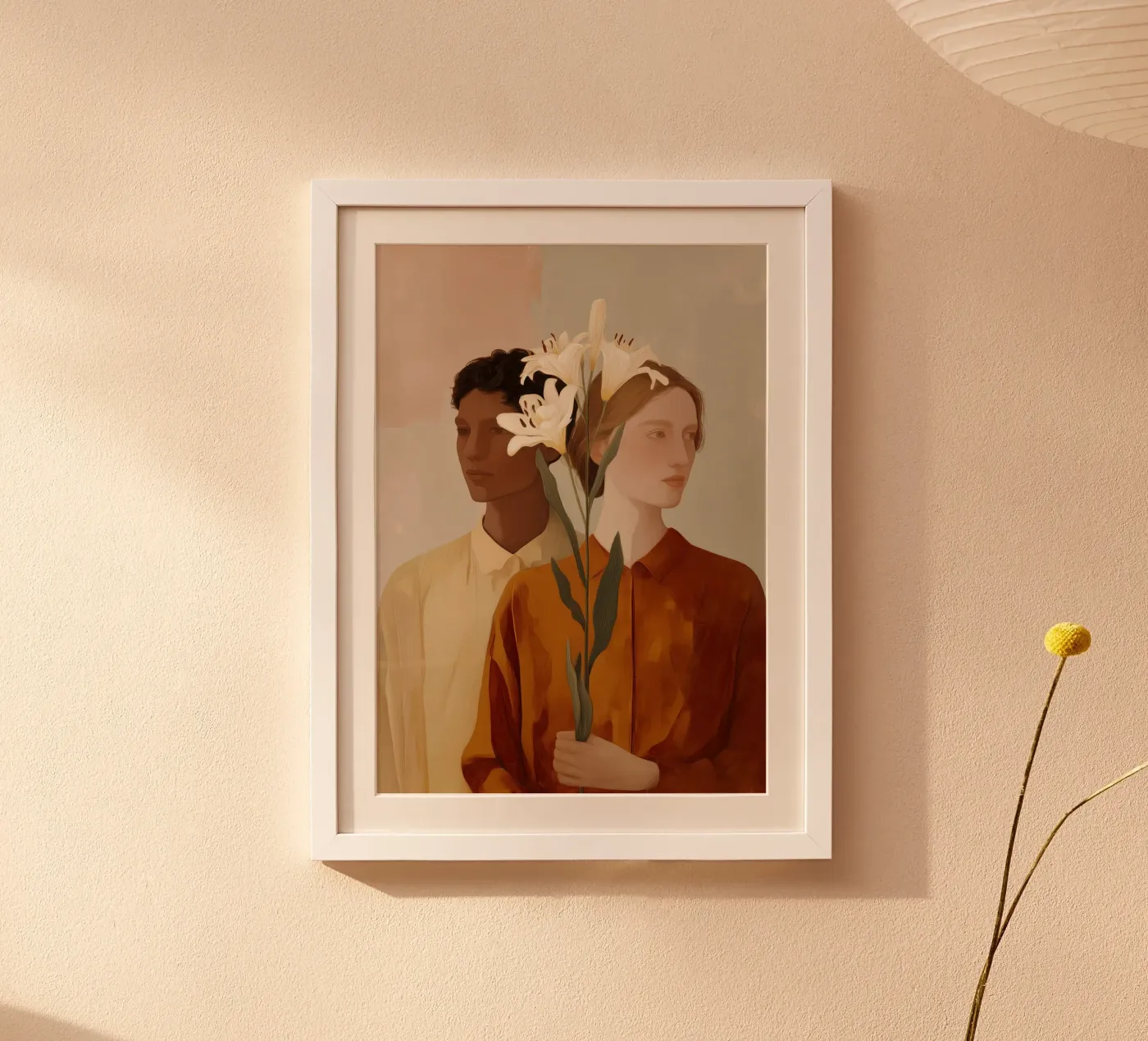 Between Us poster van Amelie Rose