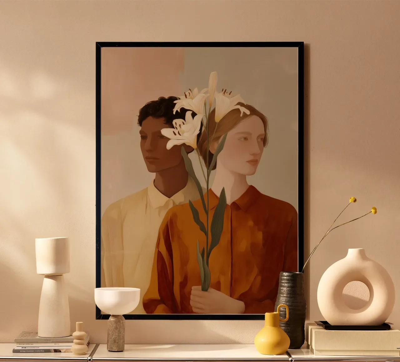 Between Us poster by Amelie Rose