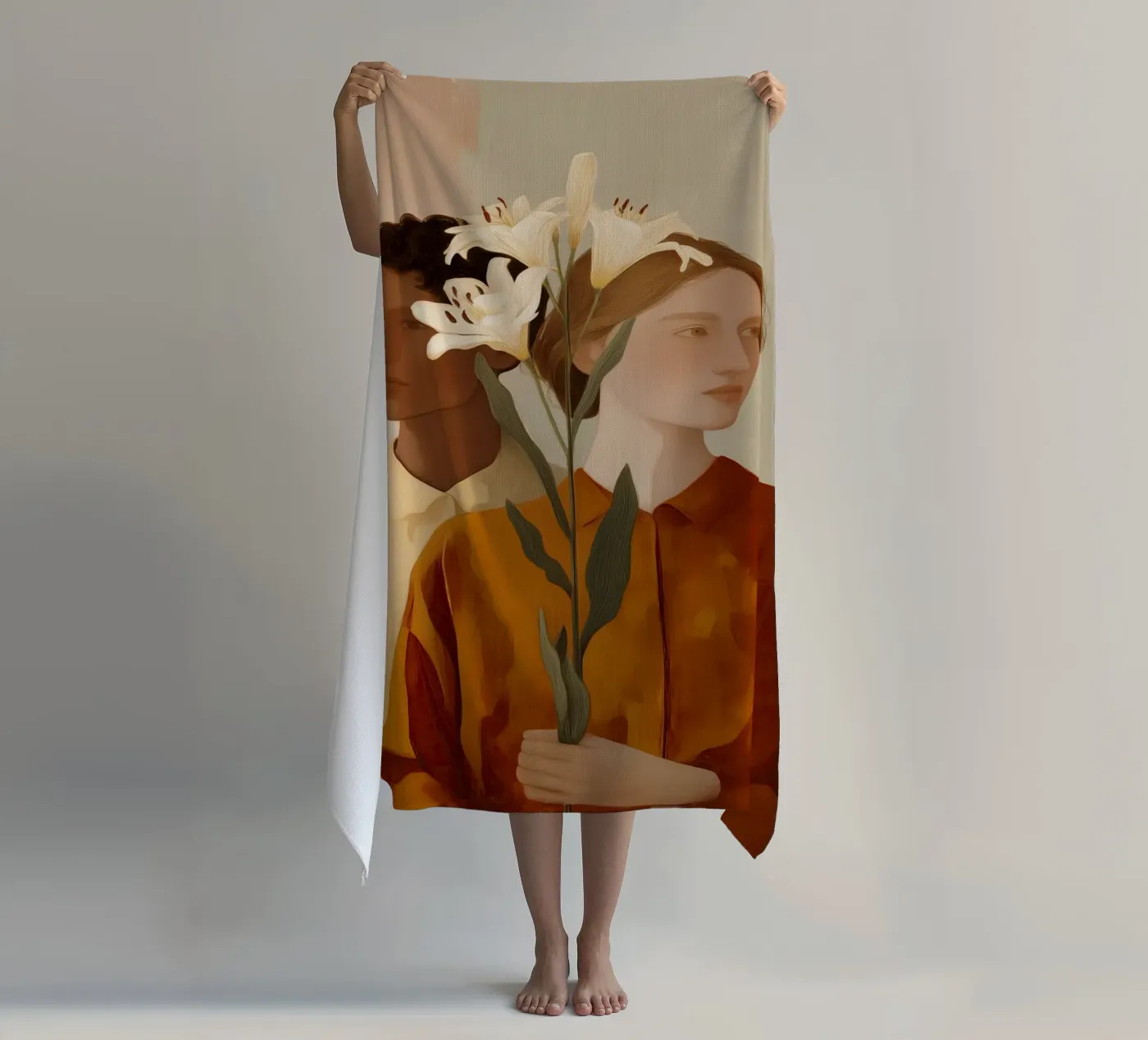 Between Us strandhanddoek van Amelie Rose