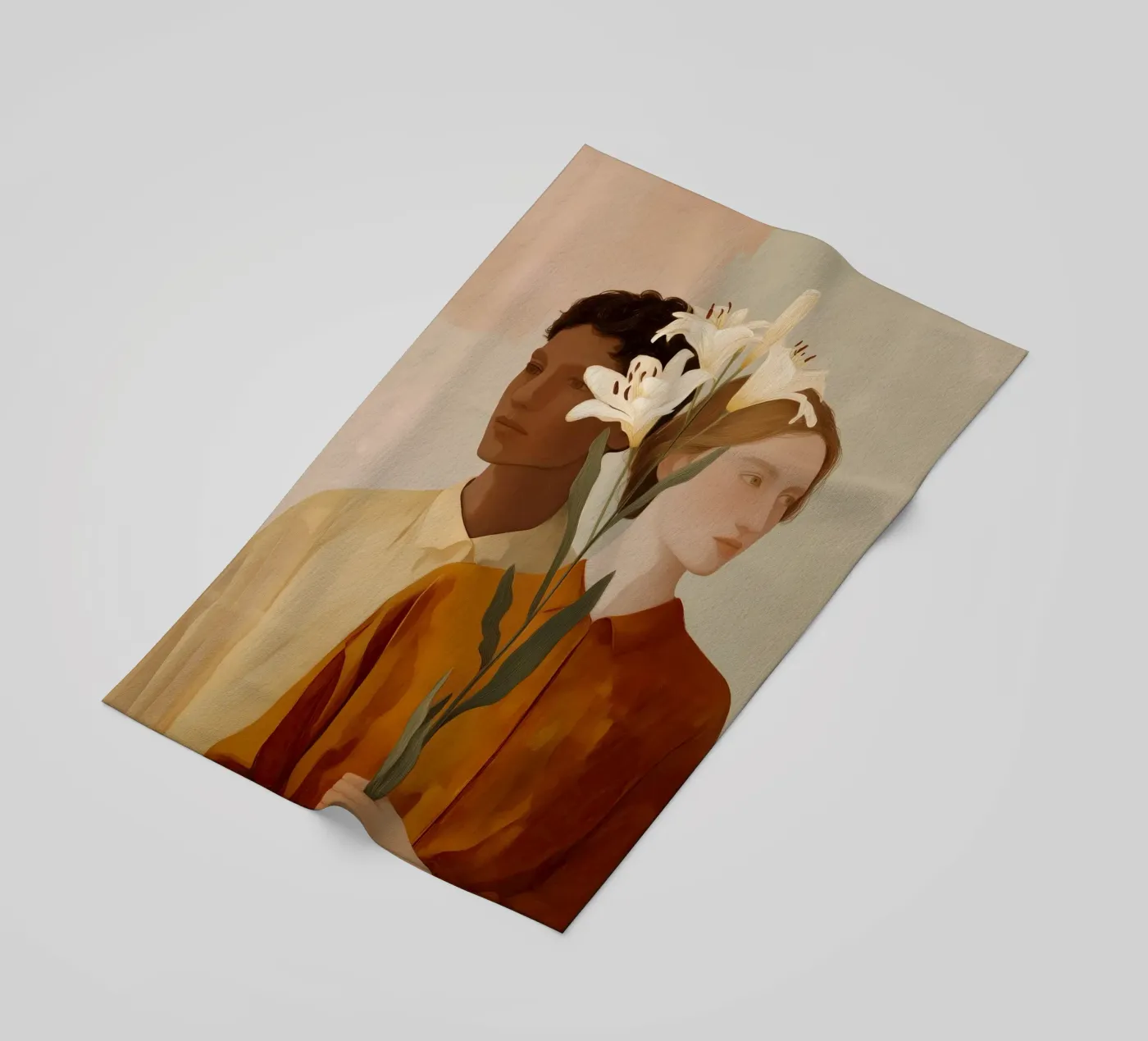 Between Us Strandtuch von Amelie Rose