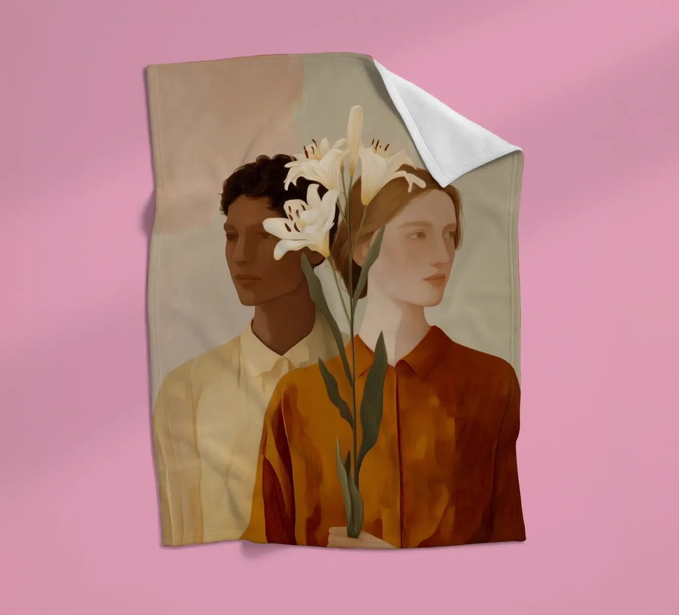 Between Us coperta in pile da Amelie Rose