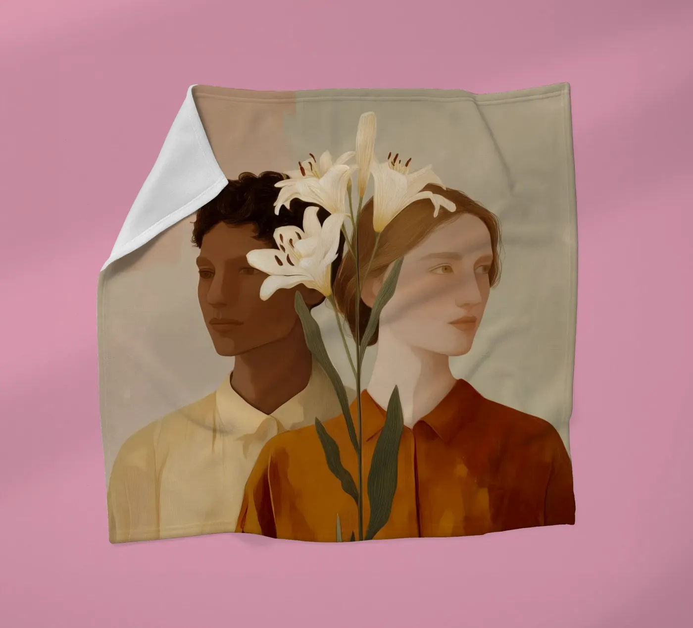 Between Us coperta in pile da Amelie Rose