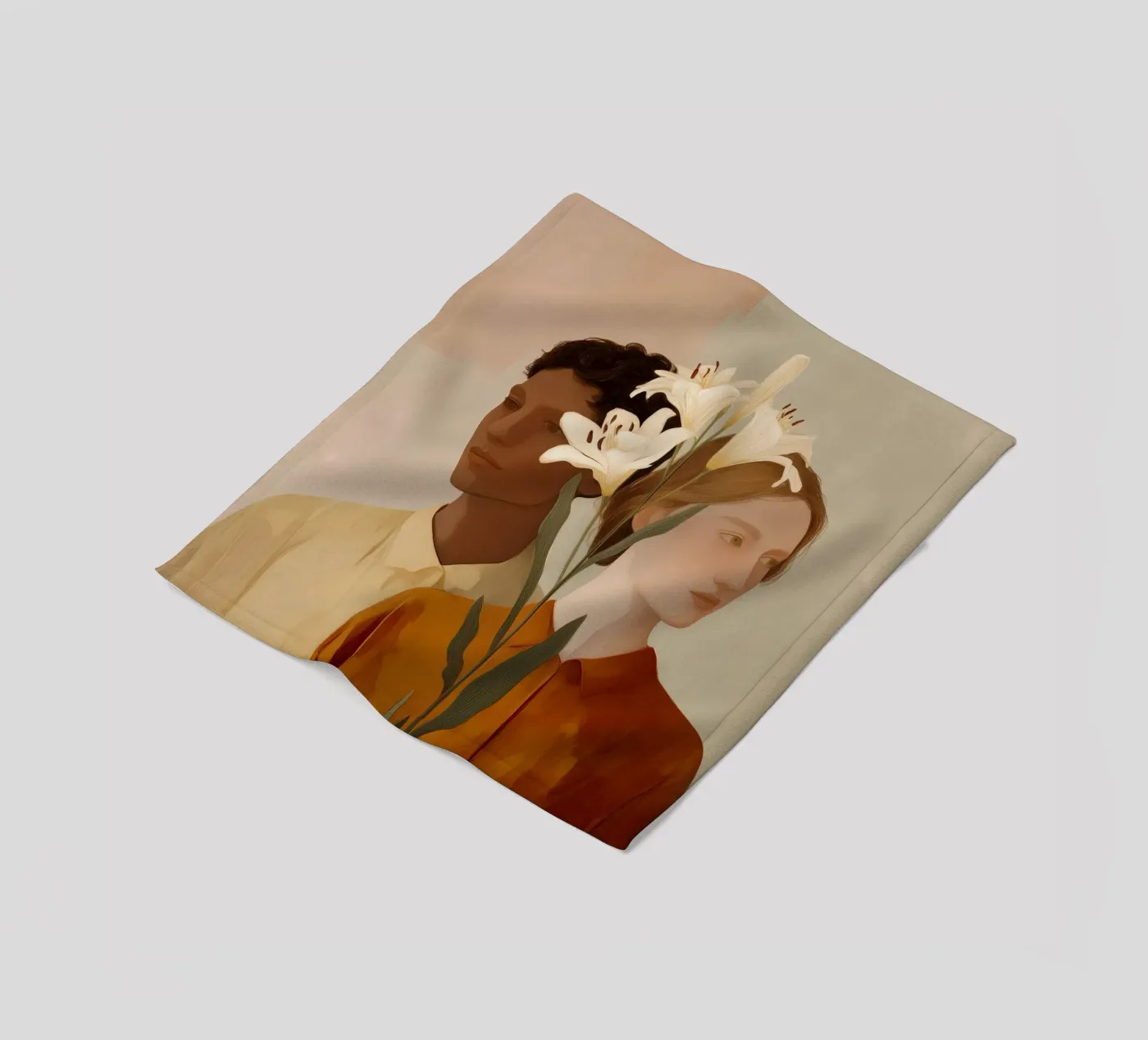 Between Us coperta in pile da Amelie Rose