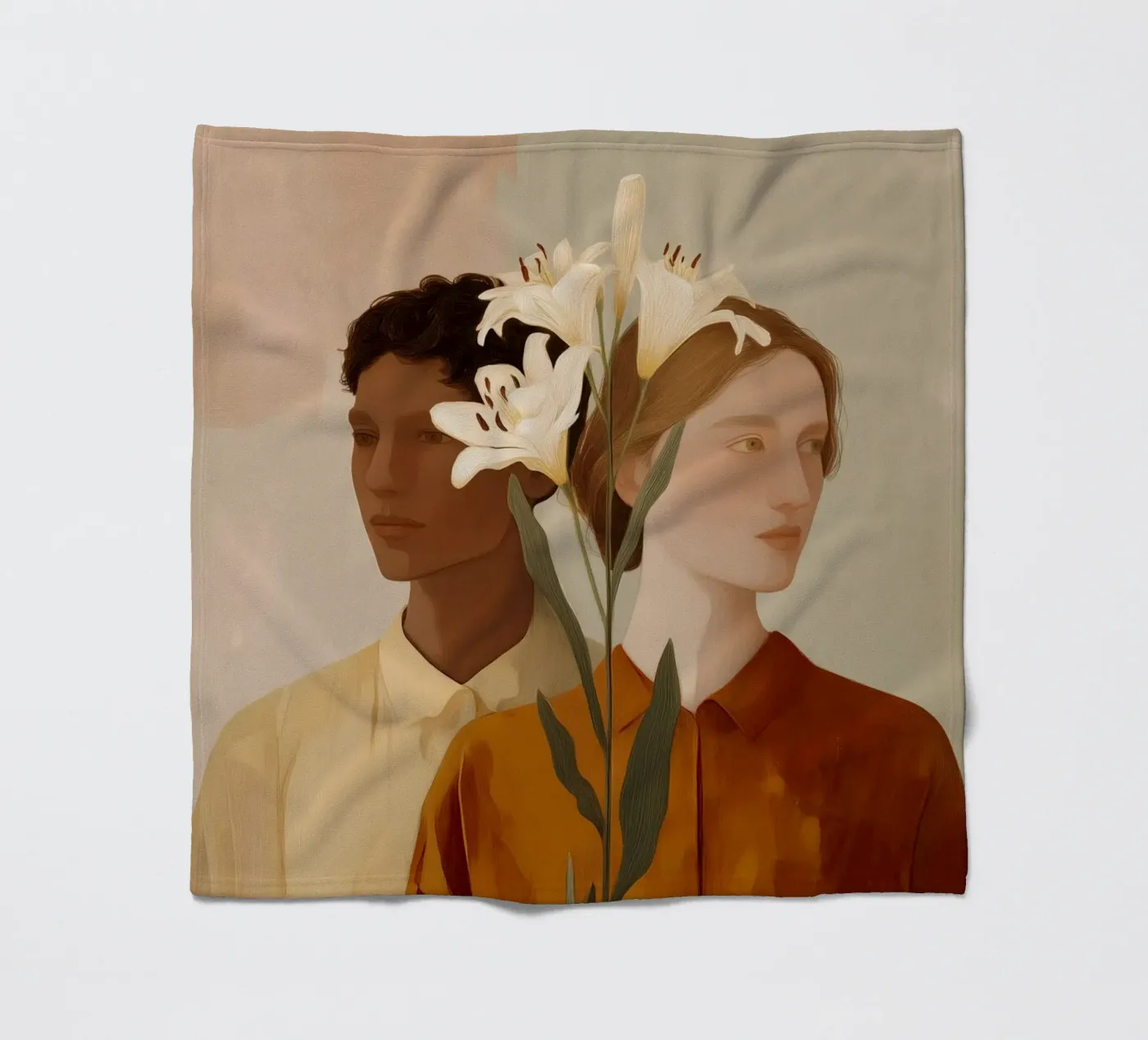 Between Us coperta in pile da Amelie Rose