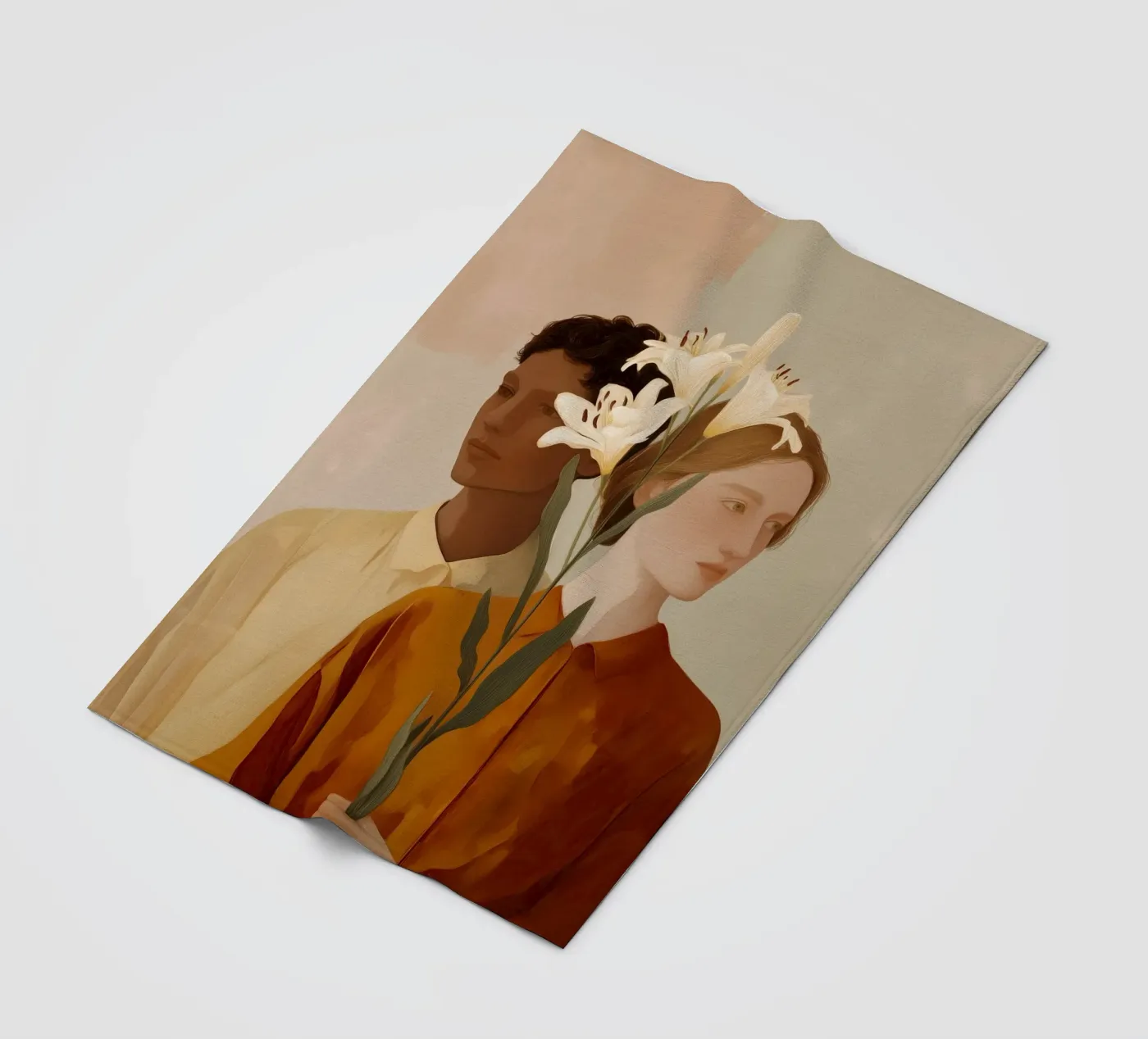 Between Us coperta in pile da Amelie Rose