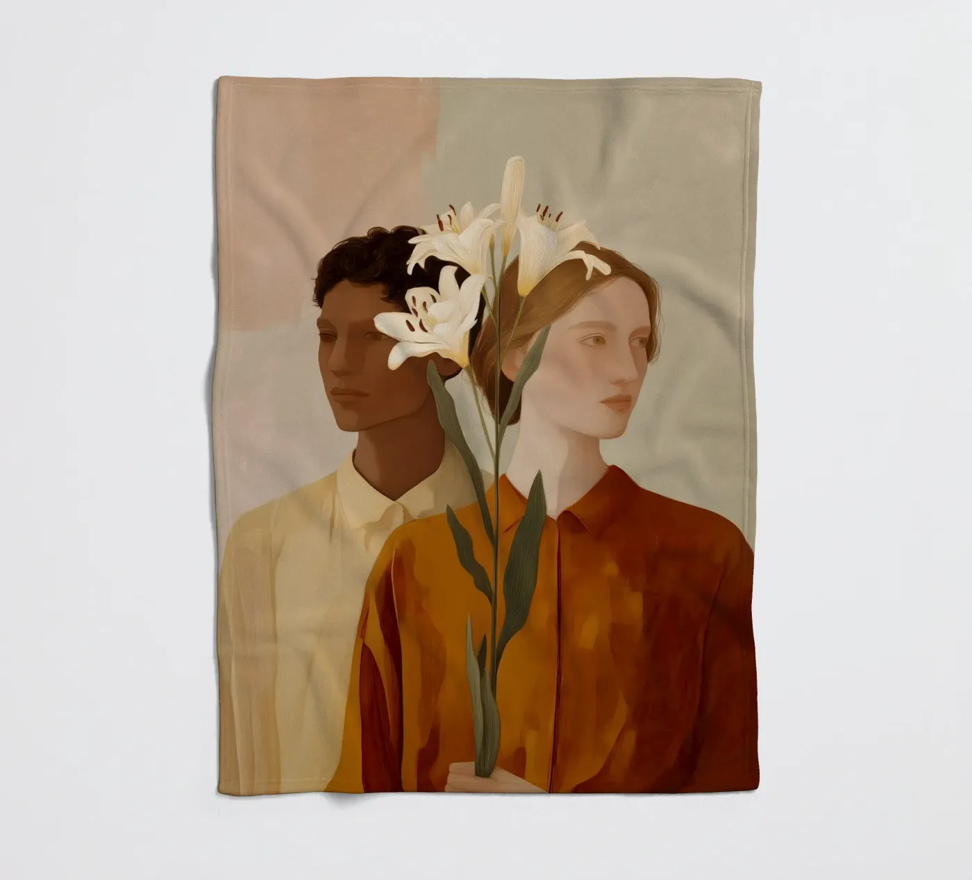 Between Us coperta in pile da Amelie Rose