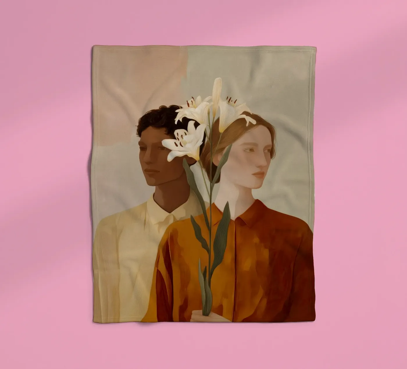 Between Us coperta in pile da Amelie Rose