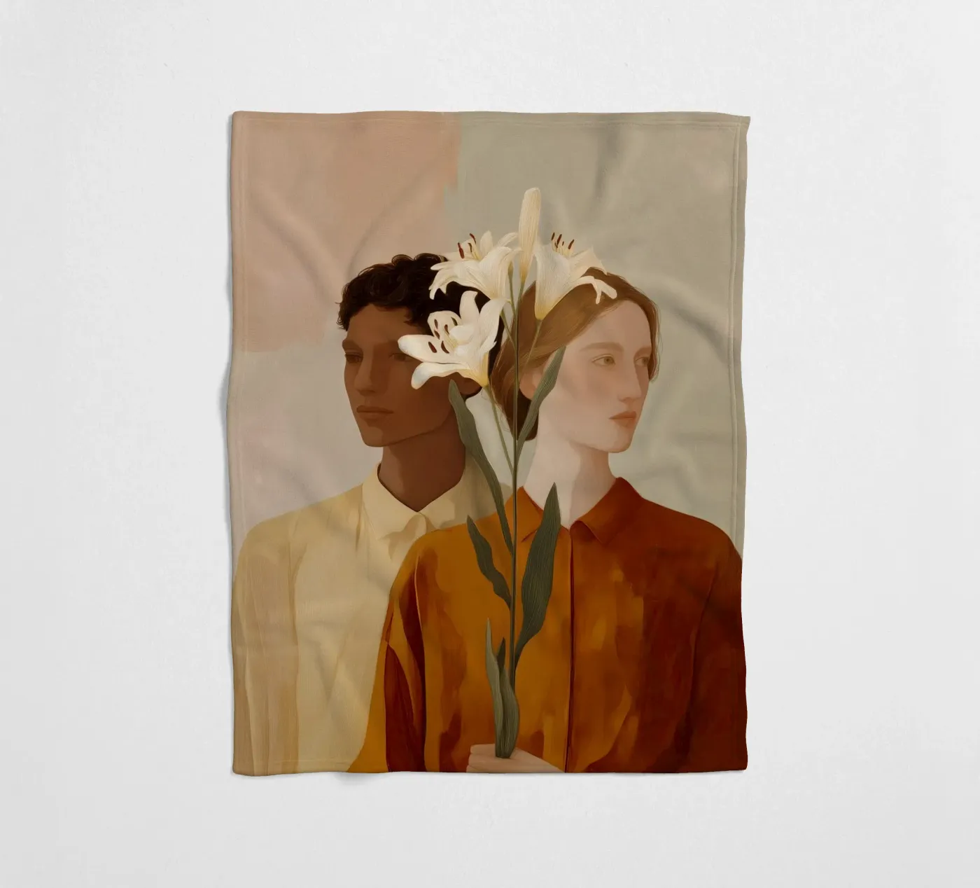 Between Us Fleecedecke von Amelie Rose