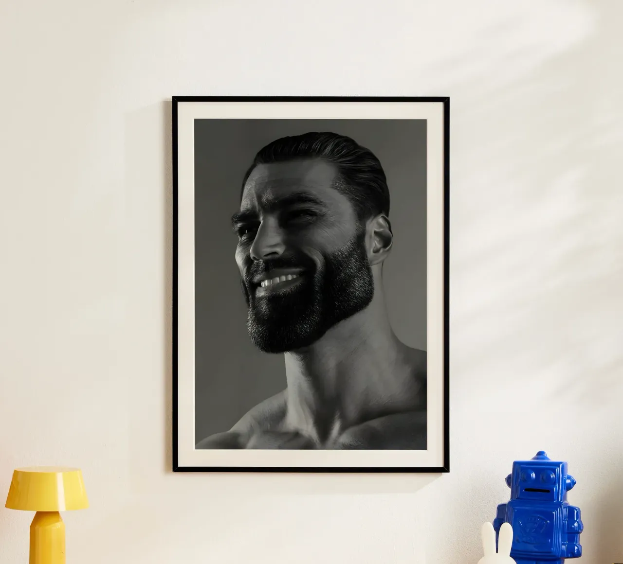 Meme Face sigma poster da Funny Frame Factory