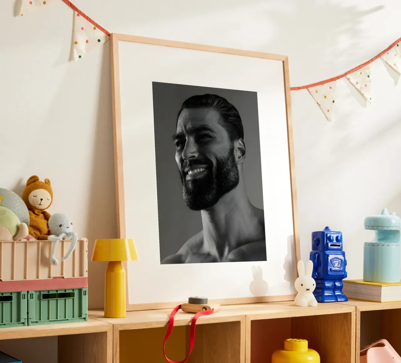 Meme Face sigma poster da Funny Frame Factory