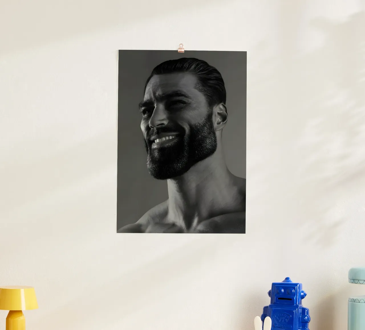 Meme Face sigma poster da Funny Frame Factory