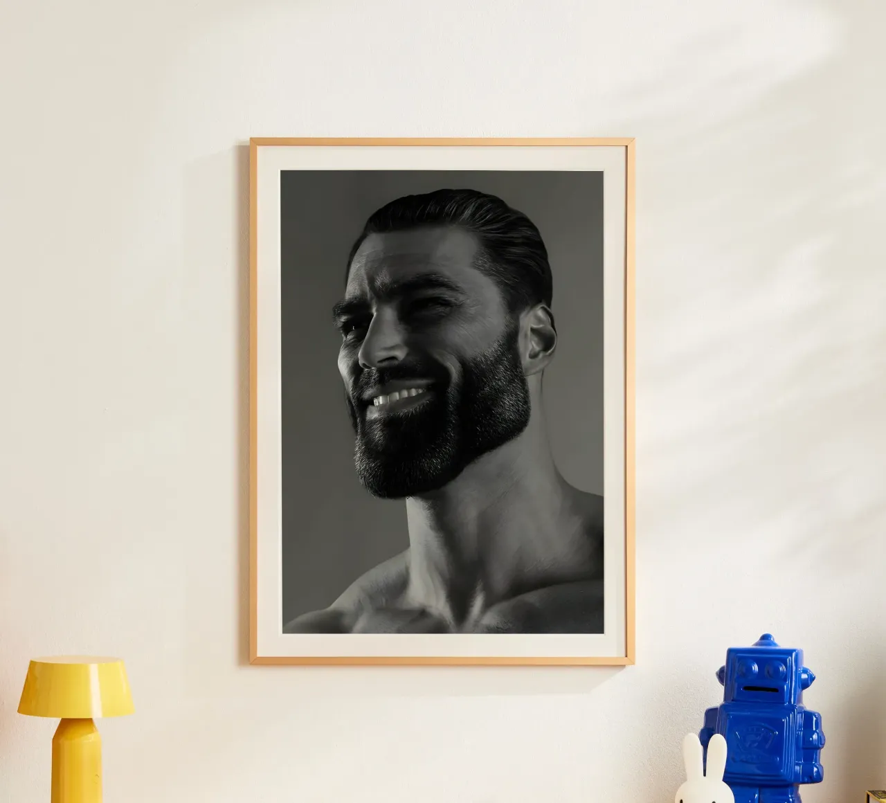 Meme Face sigma poster da Funny Frame Factory