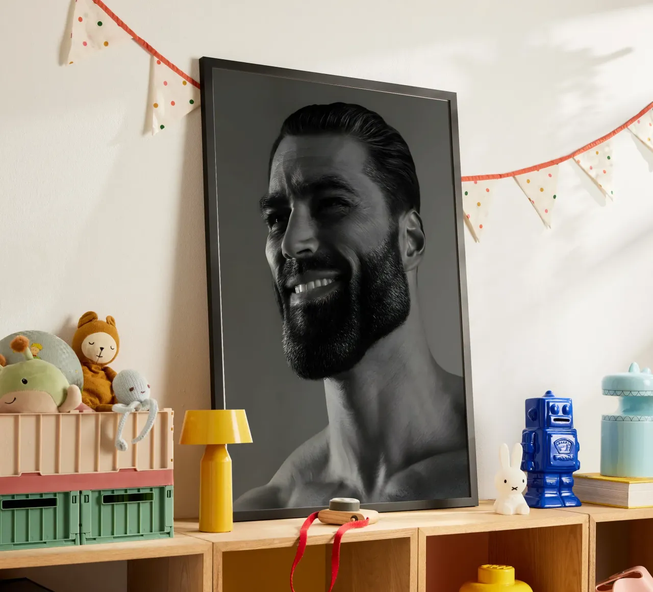 Meme Face sigma poster da Funny Frame Factory