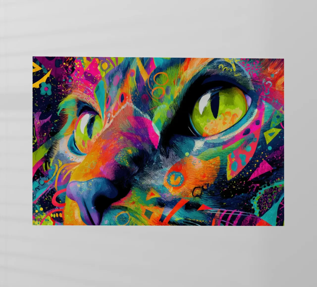 Cat pellicola backlit da Art Unleashed