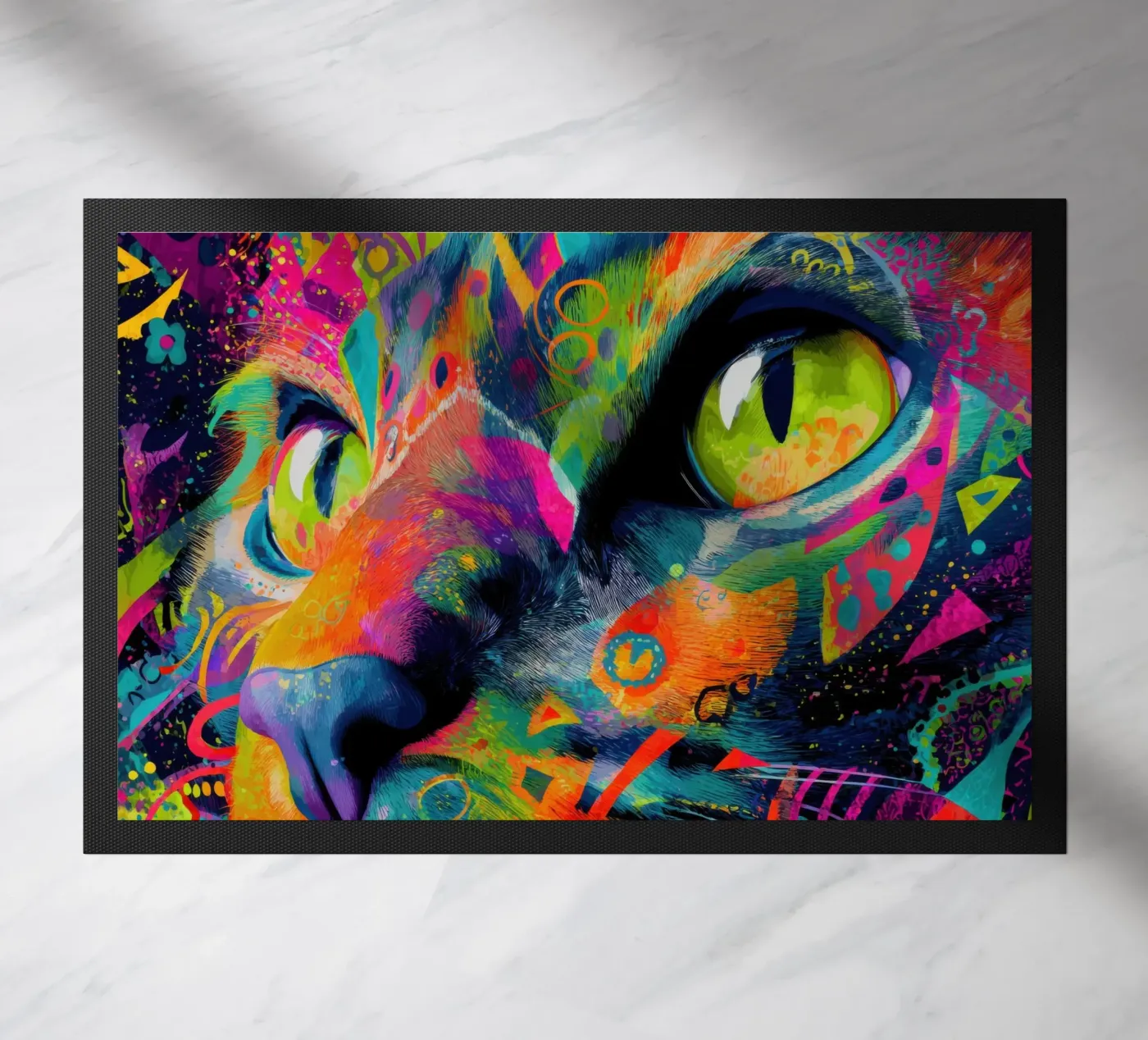 Cat doormat by Art Unleashed