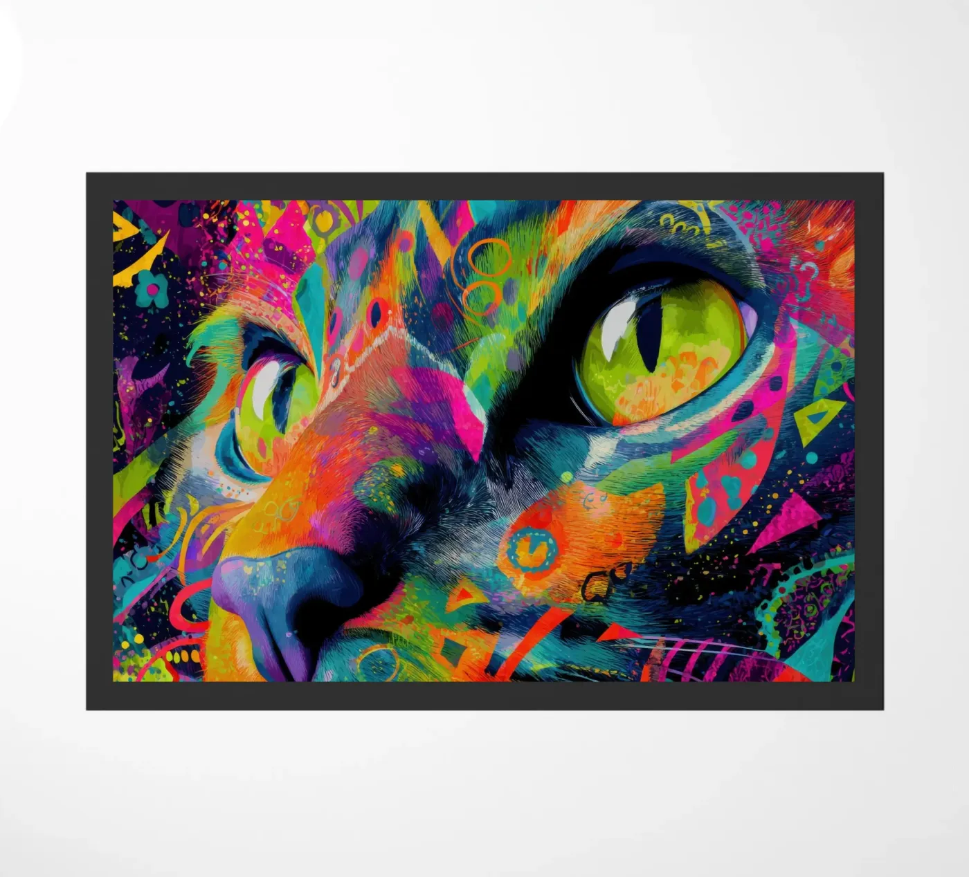 Cat doormat by Art Unleashed