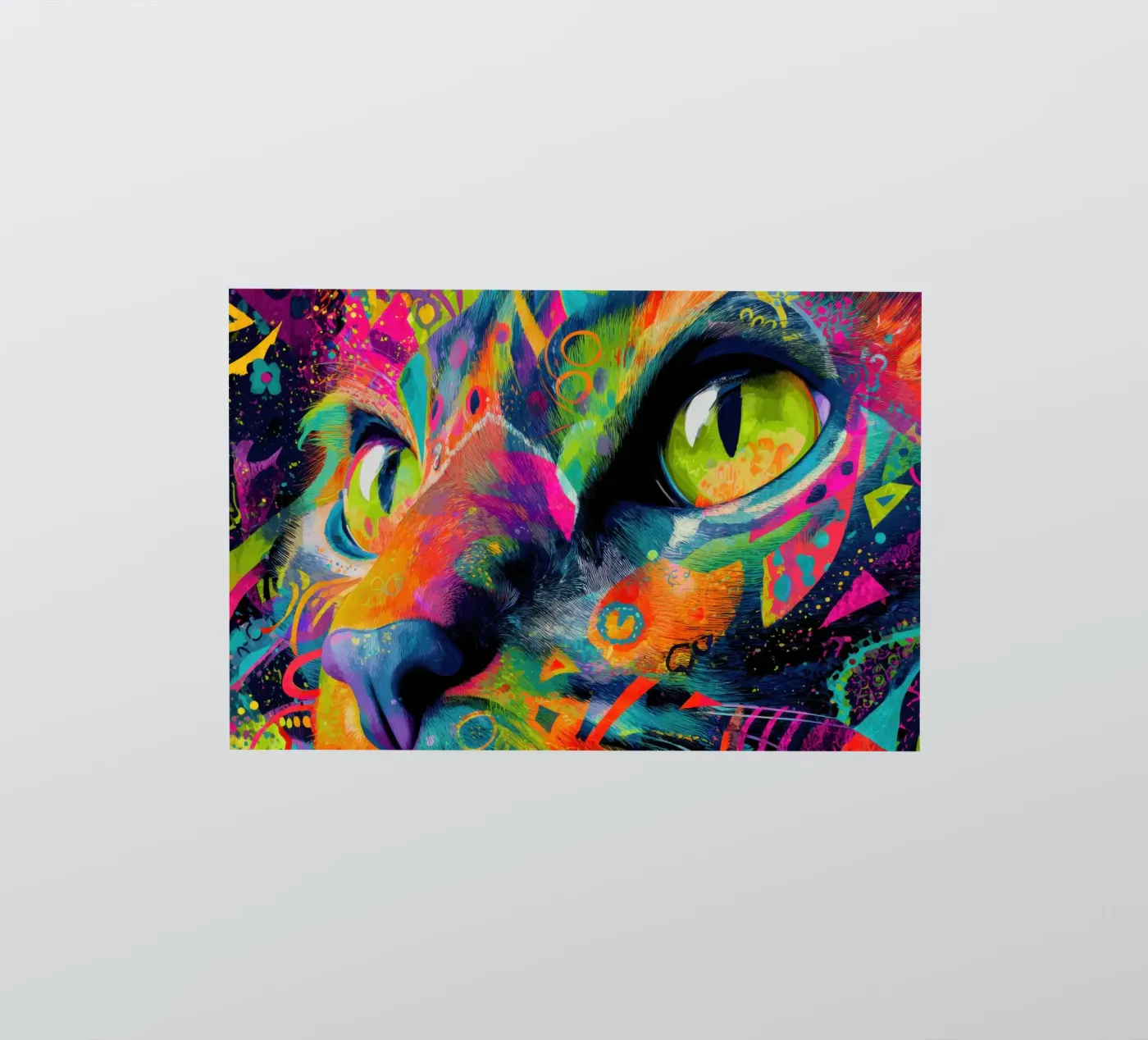 Cat sticker by Art Unleashed