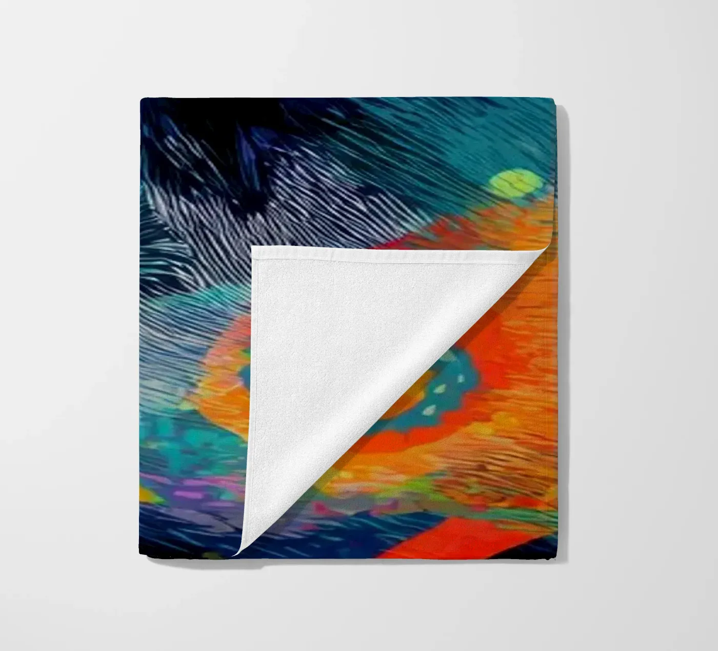 Cat beach towel by Art Unleashed